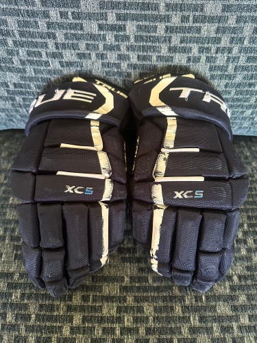 True XC5 Gloves 14" (Used) NAVY/White