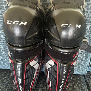 Senior CCM JetSpeed FT390 15" Shin Pads (Used)