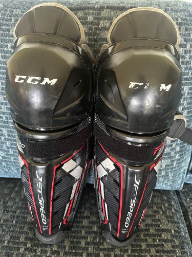 Senior CCM JetSpeed FT390 15" Shin Pads (Used)