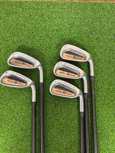 Men's 1999 TaylorMade Firesole Right Handed Iron Set Stiff Flex 5-9
