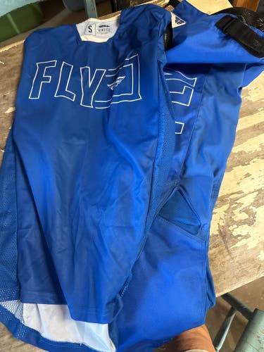Blue Size 30 Fly Racing Race Pants (Used) shirt size Small