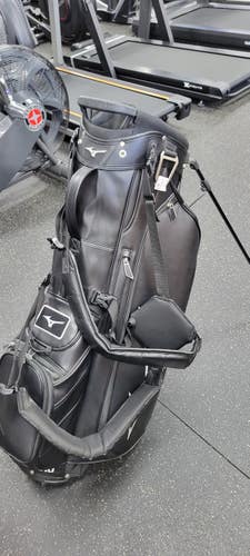 Mizuno LEATHER STAND ORGANIZER Mens Stand Bag Black 11497-S000160936