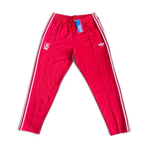 Red Small Men's Adidas Pants (New) Adidas Originals 3-Stripe Liverpool FC Men’s Track Pants JZ0139