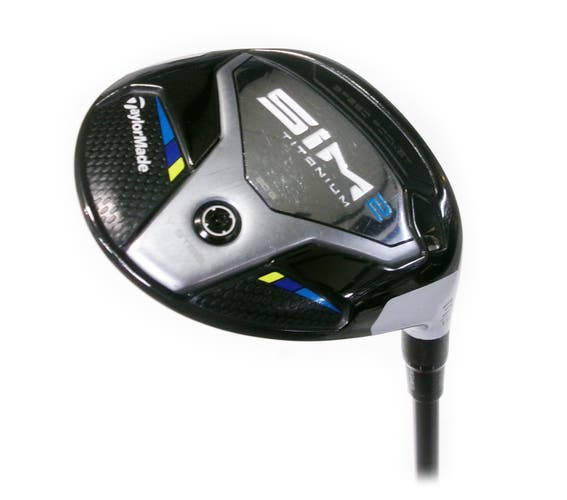 TaylorMade Sim2 Titanium 15* 3 Wood Graphite Tensei Blue 65 Stiff Flex