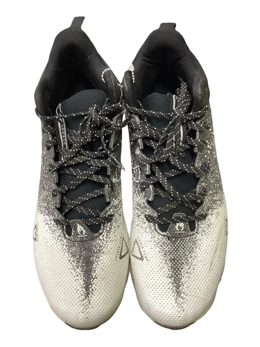 Used Under Armour LOCKED DOWN Adult FB Cleats White Senior 9 11613-S000188966