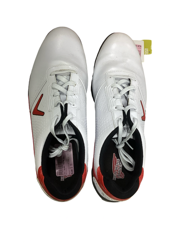 Used Callaway Mens Golf Shoes Cardinal And White Senior 13 11613-S000188948