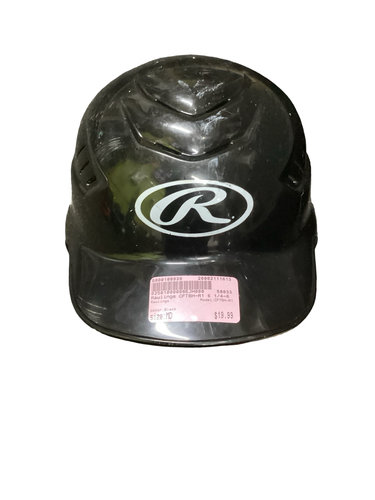 Used Rawlings CFTBH-R1 Batting Helmet No Mask Black MD 11613-S000188939