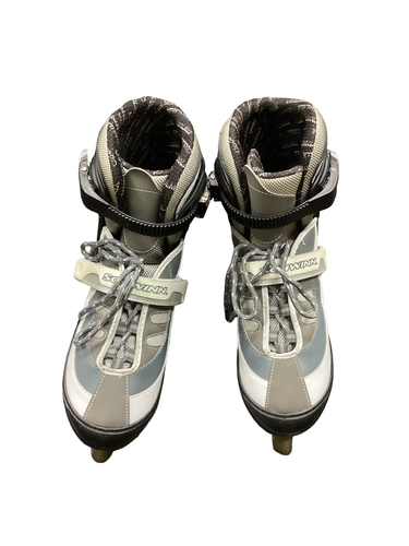 Used Schwinn INLINE SKATES Senior Rec Fitness Skates White Senior 10 11613-S000188846