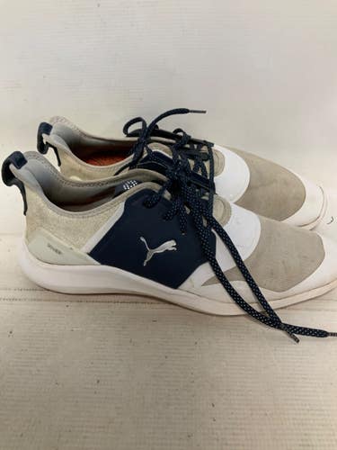 Used Puma Mens Golf Shoes White Senior 8.5 11823-S000041529