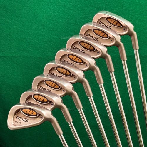 Ping i3 Blade Blue Dot 3-PW Iron Set Factory Cushin JZ Steel Stiff