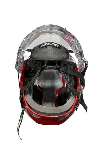 Used Bauer IMS 5.0 L Helmet Cage Combo Red LG 11847-S000038281