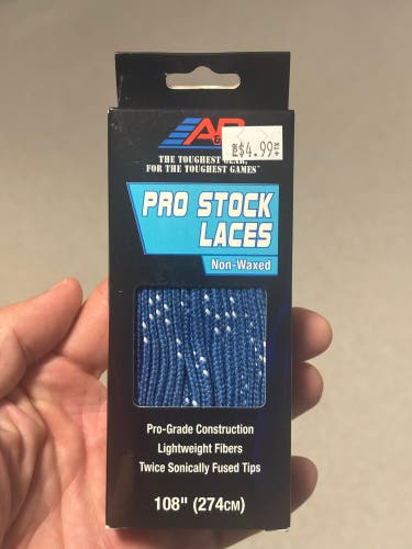 3-pack of Royal Blue A&R Non-Waxed Laces - 108” (New)