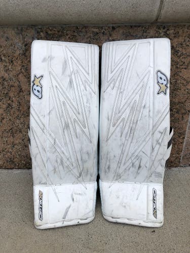 Junior 25"+1 Brian's Optik 4 Goalie Leg Pads (Used)