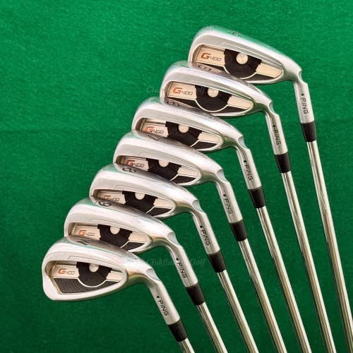 Ping G400 Black Dot 4-PW Iron Set Nippon AWT 2.0 Steel Regular *Read*