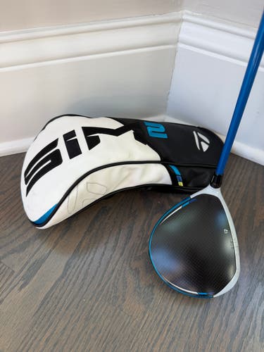 Men's TaylorMade SIM2 Max Right Hand Driver Oban Devotion 6 Extra Stiff Shaft 9 Loft (Used)
