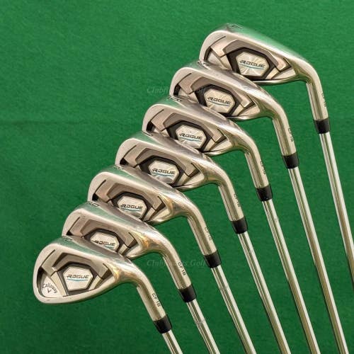 Callaway Rogue CF 18 4-PW Iron Set True Temper XP 95 ST/15 S300 Steel Stiff