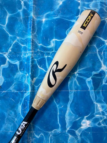 2025 Rawlings Icon Composite Bat USABat Certified (-12) Composite 16 oz 28" (Used)