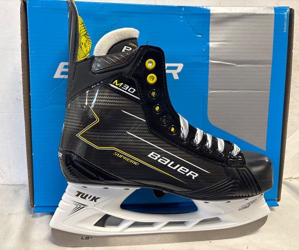 Black Bauer Supreme M30 Hockey Skates Regular Width 12 (New)