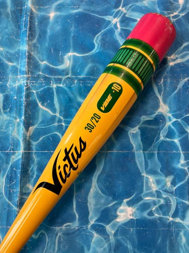 2024 Victus Vibe Alloy Bat USABat Certified (-10) Alloy 20 oz 30" (Used)