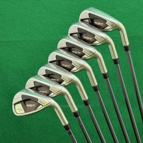 Callaway Rogue ST MAX 5-AW Iron Set UST Mamiya Recoil Dart F3 Graphite Regular