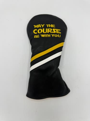 “May The Course Be With You” Driver Head Cover by AlienNaNa
