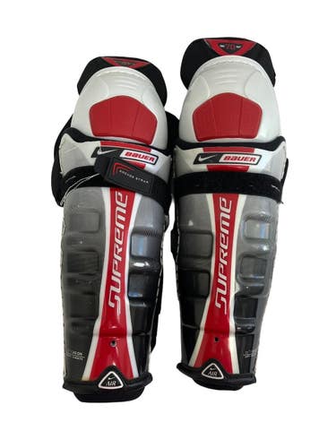 Used Nike SUPREME 70 Junior Shin Guards Black And Red 11" 11692-S000156641