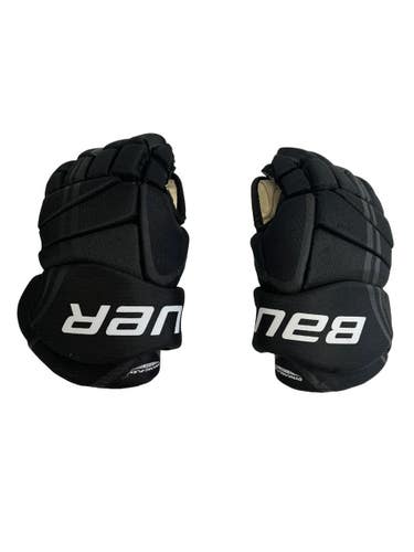 Used Bauer VAPOR X3.0 Junior Gloves Black 12" 11692-S000156643