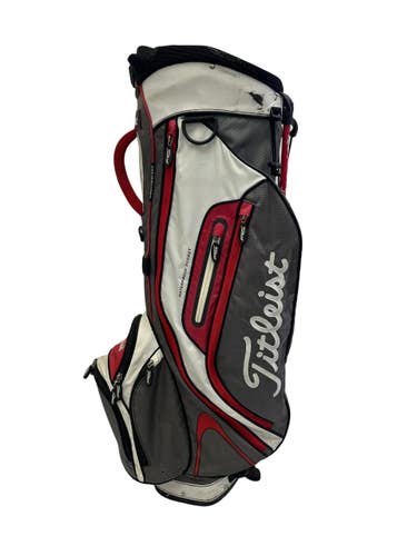 Used Titleist 4 WAY STAND BAG Mens Stand Bag Grey 11692-S000154308