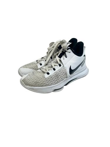 Used Nike LEBRON WITNESS Basketball Shoes M White Senior 10.5 11692-S000154357
