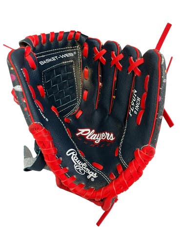 Used Rawlings PLAYERS SERIES BB/SB Glove T-ball Navy Blue 9" 11692-S000152272