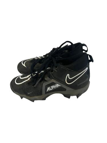 Used Nike ALPHA MENACE SHARK Jr FB Cleats Black Junior 01 11692-S000152906