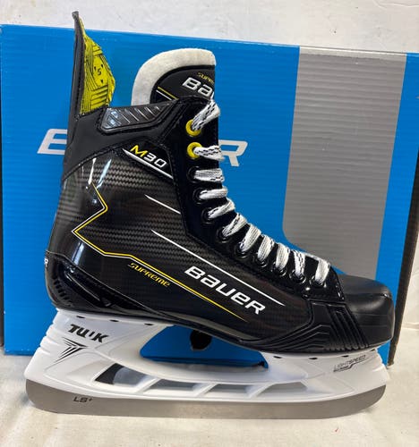 Black Bauer Supreme M30 Hockey Skates Regular Width 12 (New)