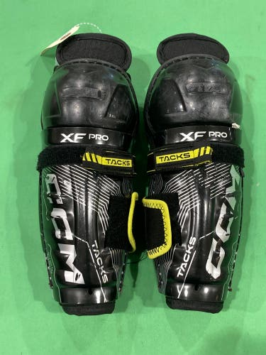 Used Youth CCM Tacks XF Pro Shin Pads 8”