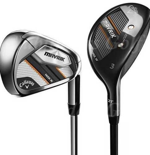 NEW Lady Callaway Mavrik Max W 4H,5H,6-PW Iron Set Helium 40LL I Graphite Ladies