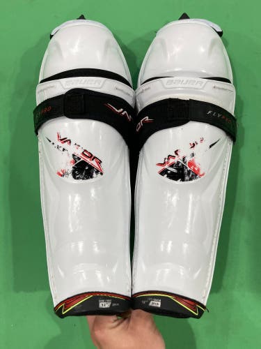 Used Junior Bauer Vapor Flypro Shin Pads 12"