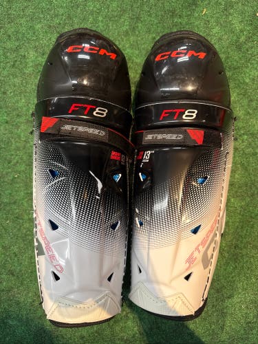 Senior CCM JetSpeed FT8 Shin Pads 13" (Used)