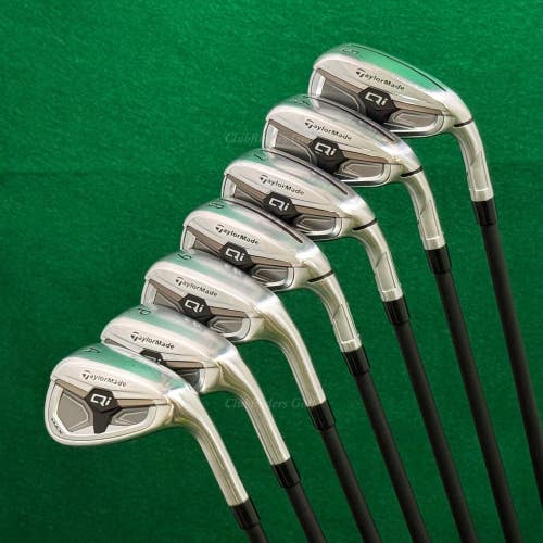 TaylorMade Qi Max 5-AW Iron Set TaylorMade KBS REAX 55-A Graphite Seniors