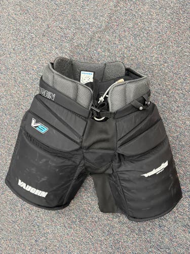 Black Vaughn Velocity V9 XFP Hockey Goalie Pants (Used) | Intermediate Medium