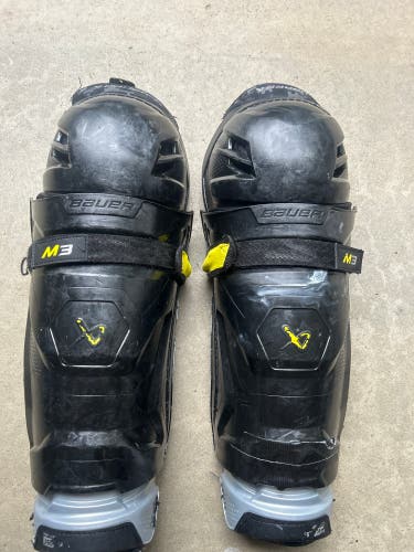 Senior Bauer Supreme M3 15" Shin Pads (Used)