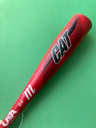 2019 Marucci CAT Alloy Bat USABat Certified (-11) Alloy 13 oz 24" (Used)