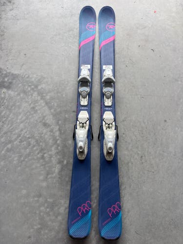 Kid's Rossignol Experience Pro 128 cm Skis With Look KID X 4.5 Bindings (Used)