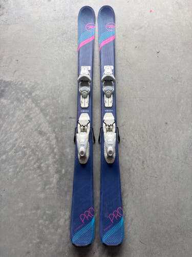 Kid's Rossignol Experience Pro 128 cm Skis With Look KID X 4.5 Bindings (Used)