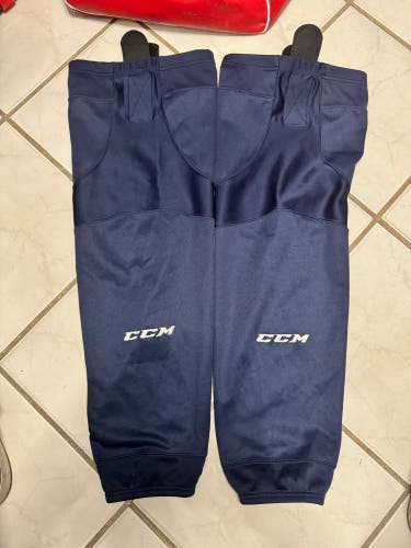 Navy Blue Large Senior CCM Socks