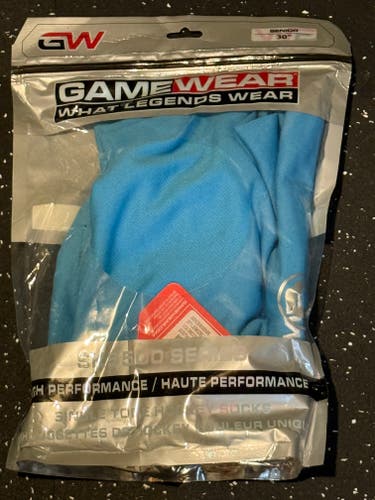 Baby Blue 30" Senior Hockey Socks