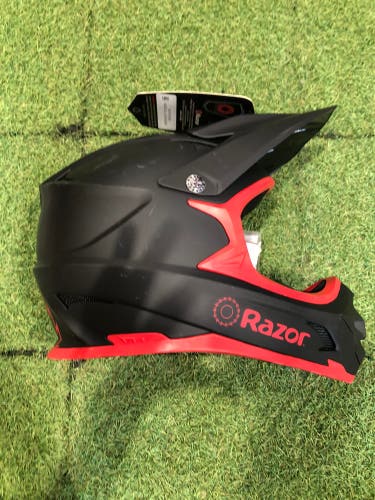 Razor Black Label Full Face Motocross Helmet (New)