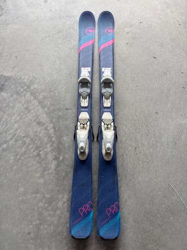 Kid's Rossignol Experience Pro 128 cm Skis With Look KID X 4.5 Bindings (Used)