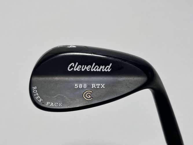 Cleveland 588 RTX Black Pearl Lob Wedge LW 64* 10 Bounce True Temper DG