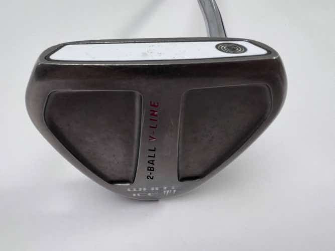Odyssey White Ice 2-Ball V-Line Putter 35" Mens RH HC