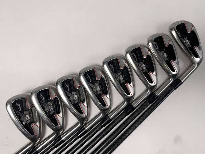 Callaway X-22 Tour Iron Set 3-PW Fujikura Rombax 115g Stiff Graphite Mens RH