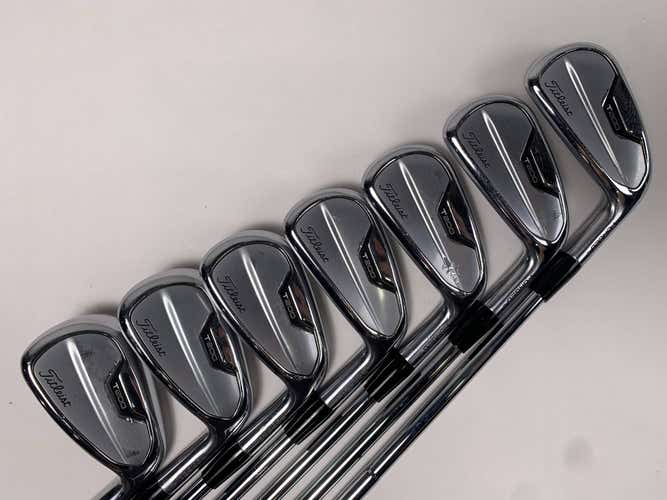 Titleist T200 2021 Iron Set 4-PW True Temper AMT Silver Stiff Steel Mens RH